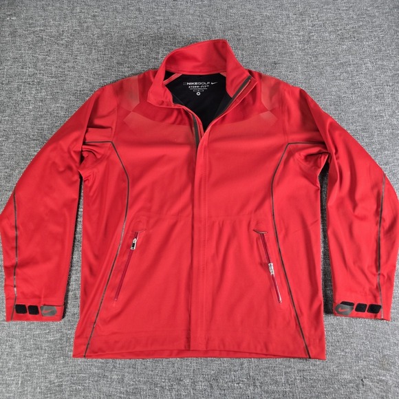 Nike Other - Nike Golf Storm Fit 20 Red Full Zip Jacket Men's Medium M Lightweight